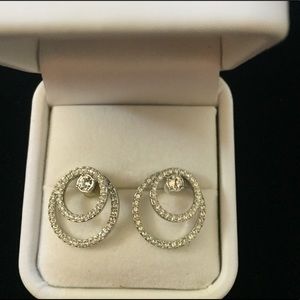 CZ earrings that you can wear 2 ways!